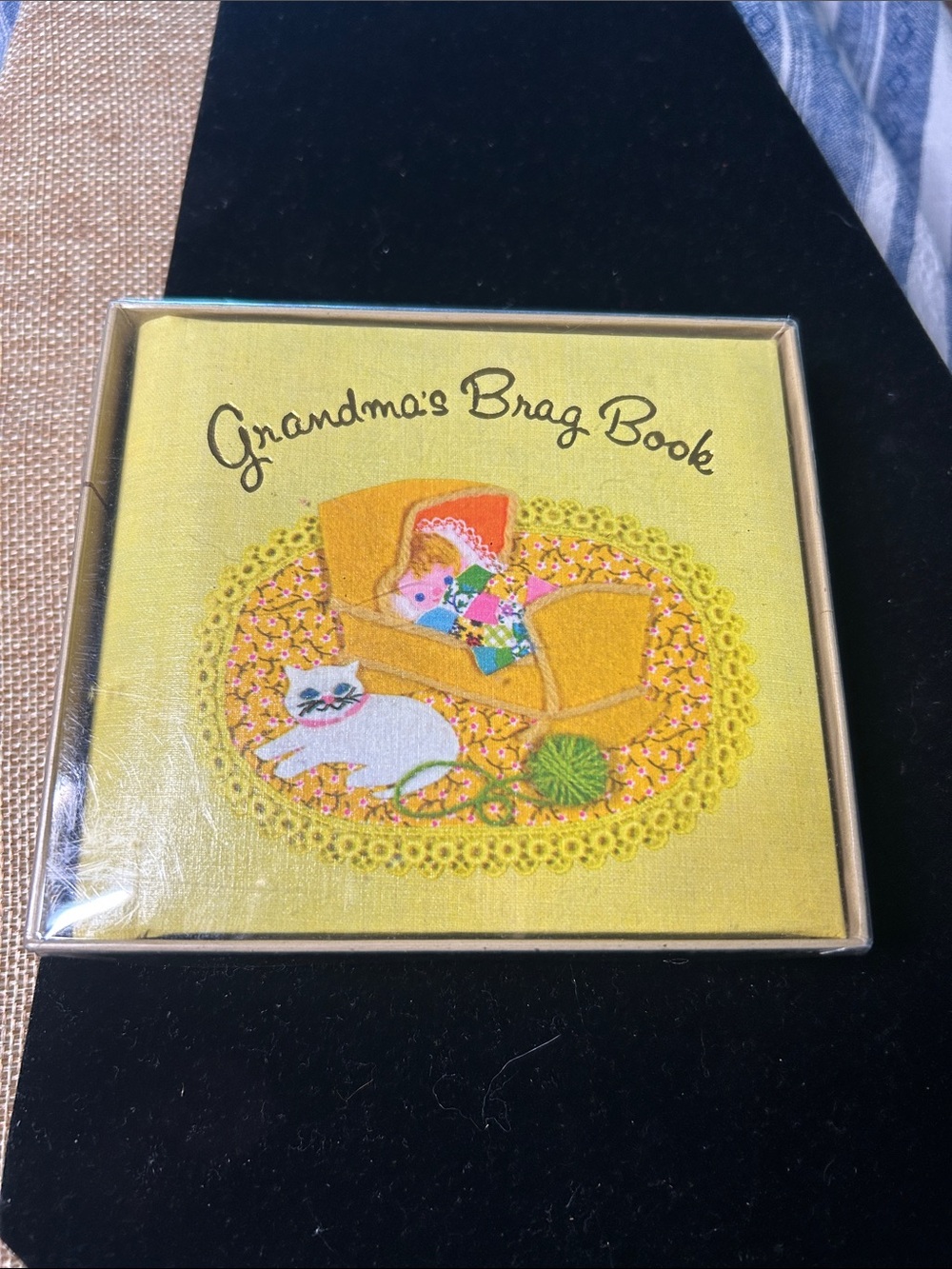 Cottagecore !  Grandma's Brag Book - Yellow Cover in original box ☀️
